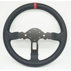 SimPlayer Fully-covered Leather 13-inch 33CM Modified Steering Wheel Racing Game Simulator for Logitech G29 G923