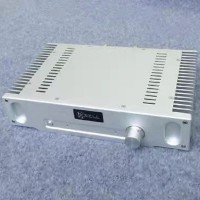 PA-40 Silvery Hood 1969 Golden-sealed Transistor Class A HiFi Rear Stage Power Amplifier 10Wx2