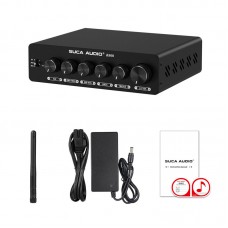 SUCA AUDIO A900 300Wx3 BT5.2 Bluetooth Amplifier Hifi Power Amp 2.1-Channel Amplifier for Home Use