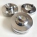 4pcs 45mm/1.8" Stainless Steel Speaker Feet Pads with 304 Stainless Steel Balls and Anti-slip Pads