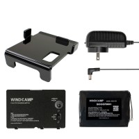 WINDCAMP 3000mAh Lithium Battery Pack + Charging Hatch + US Charger + Bracket for FT-818 FT-817