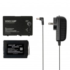 WINDCAMP 3000mAh Lithium Battery Pack + Charging Hatch + US Charger for YAESU FT-818 and FT-817