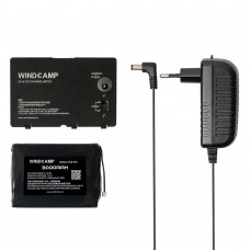 WINDCAMP 3000mAh Lithium Battery Pack + Charging Hatch + EU Charger for YAESU FT-818 and FT-817