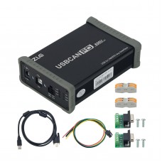 ZLG USBCANFD-800U USB to CAN FD Adapter w/ 8CH CANFD DB37 Interface Form for Automotive Electronics