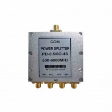 PD-0.5/6G-4S 500-6000MHz 4-Way Microstrip Power Divider Power Splitter Combiner (without DC Block)