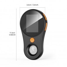 Black 500X Magnification Portable Handheld Digital Microscope Super Macro Lens with 2-inch IPS Screen