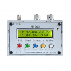 DESHIBO MX702 Portable Full Band Radio TEF6686 LW/MW/SW/FM Stereo Radio Receiver Support 3.5mm/Direct Output