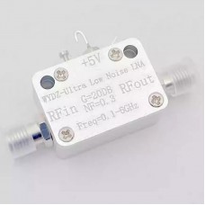 100M-6000M Ultra Wideband Low Phase Noise Amplifier 20dB LNA RF Accessory with SMA Female Connector