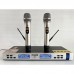 UR28D Wireless Microphone System Professional FM U-band Microphone for Professional Stage Performance/Home Karaoke