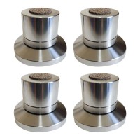 4PCS Stainless Steel FE Large Audio Stand Spike Shock-absorber Foot Pad for Audio Speakers/Amplifiers