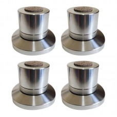 4PCS Stainless Steel FE Large Audio Stand Spike Shock-absorber Foot Pad for Audio Speakers/Amplifiers