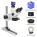 HY-5100-HG7045 7-50X Slide-rail Base Microscope Stand Digital Camera Stereo Trinocular Lens for Cellphone Repair Soldering Tools