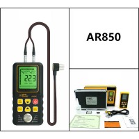 AR850+ 1.2-225mm High Precision Handheld Ultrasonic Thickness Gauge Meter for Metal/Glass/Stainless Steel