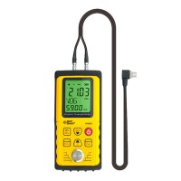 AR860 1-300mm High Precision Handheld Digital Display Ultrasonic Thickness Gauge Meter for Glass/Steel