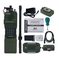 TCA/PRC-152A Remastered GPS Version Multifunctional Tactical Walkie Talkie with Keypad Display Unit KDU Controller