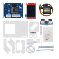 Mini Ultrasonic Radar Support Mini Screen Display and 1M Motor Range for Arduino Starter Kit Programming Education