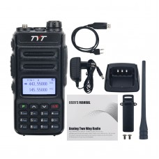 TYT TH-UV88 5W VHF UHF Radio Long-Range Handheld Transceiver Walkie Talkie with Programming Cable