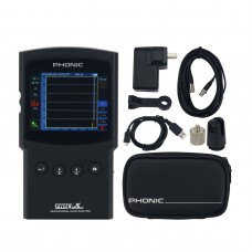 PHONIC PAA3X High Precision Handheld Audio Spectrum Analyzer Support Screenshot Balanced XLR Input/Output