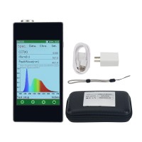 BN320 380-780nm Handheld LED Spectral Illuminometer CCT/Lux/Ra Testing with 3.5-inch IPS Touch Screen