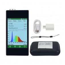 BN320 380-780nm Handheld LED Spectral Illuminometer CCT/Lux/Ra Testing with 3.5-inch IPS Touch Screen