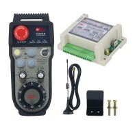 CTWGP 6-Axis CNC MPG + Receiver 433MHz Wireless Handwheel 100PPR 40M Manual Pulse Generator for SIEMENS/FAGOR/MITSUBISHI/FANUC