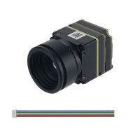 TZT 256X192 9.7MM Lens Thermal Imager for FPV Drones with CVBS Interface Longwave IR 12um Micro Camera Module