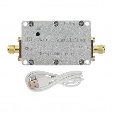 YZ-GB016040G 10MHz-6GHz Wideband 40dB High Flatness RF Gain Amplifier Type-C Interface and SMA Female Connector