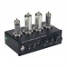 T9 Preamplifier 2x6E2 HiFi Electronic Tube Amplifier MM/MC Turntable Microphone Amplifier Phono Input 3.5mm Output