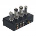 T9 Preamplifier 2x6E2 HiFi Electronic Tube Amplifier MM/MC Turntable Microphone Amplifier Phono Input 3.5mm Output