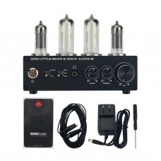 T9 Preamplifier 2x6E2 HiFi Electronic Tube Amplifier MM/MC Turntable Microphone Amplifier Phono Input 3.5mm Output