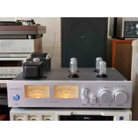 Silvery Standard Version C1 Electronic Tube Amplifier HiFi Power Amplifier with 6H8C Preamplifier Tubes