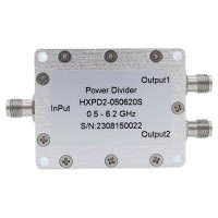 HXPD2-050620S 0.5-6.2GHz 2-Way Power Divider RF Microwave Power Splitter 500-6200MHz RF Combiner