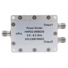 HXPD2-050620S 0.5-6.2GHz 2-Way Power Divider RF Microwave Power Splitter 500-6200MHz RF Combiner