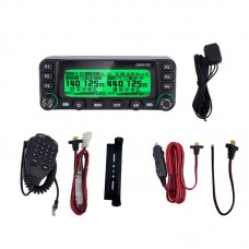 HONGKAIDE DM9100 25W 10KM DMR Mobile Radio Dual Band FM Transceiver with Built-in GPS Module