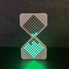 30 Minute Electronic Hourglass Timer Sand Timer Toy Gift with Gravity Sensing (Green LED Lights)