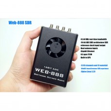 WEB-888 SDR Receiver Software Defined Radio with 16bit ADC 62M Bandwidth GPS Module for HF VHF