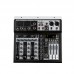 KP4 Professional 4-Channel Multifunctional Audio Mixer Built-in 16 Digital Effector 48V Phantom Power Supply