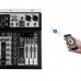 KP4 Professional 4-Channel Multifunctional Audio Mixer Built-in 16 Digital Effector 48V Phantom Power Supply