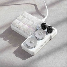 YYR4 Custom Mechanical Keyboard 12-Keypad Brown Switch Double Layer Keypad without Lettering for Photo Editors Illustrators