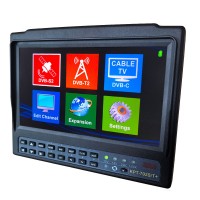 KPT-702S/T+ 7” IPS Portable Combo Satellite Finder (S2+T2+C) with Spectrum Analysis & HD & CCTV Monitor