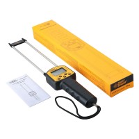 AR991 Grain Moisture Meter Voice Prompt Hygrometer with HD Backlight Display for Corn/Wheat/Rice/Bean