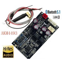 QCC5125 Bluetooth5.1 AK4493SEQ Lossless Audio Decoder Board Wireless Audio Receiver Support for LDAC/APTX HD