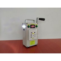 Super Capacitor Version 20W Portable Multifunctional DC Hand Crank Generator Emergency Power Supply