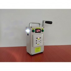 Rechargeable Battery Version 20W Portable Multifunctional DC Hand Crank Generator Emergency Power Supply