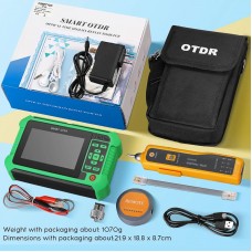 AUA-501U 1550nm UPC Connector Multifunctional Smart OTDR Optical Time Domain Reflectometer Support Active Fiber Test