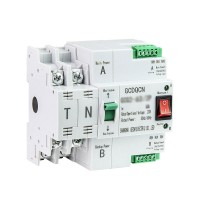 GCDQCN 2P 100A ATS Automatic Transfer Switch (2P100A) for 35mm Rail and Lighting Distribution Box