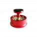 Red GUOHETEC Stamp-shaped Morse Key Telegraph Key Set Comes with Solid Wood Gift Box & Key Caps