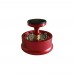 Red GUOHETEC Stamp-shaped Morse Key Telegraph Key Set Comes with Solid Wood Gift Box & Key Caps