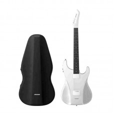 AG01 Smart Guitar Painless Guitar (White Guitar + Backpack + Microphone) with Detachable Fretboard