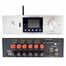 RCC_AMP5.1 USB DAC & 450W Power Amplifier 5.1 Audio System for Independent Channel Volume Adjustment